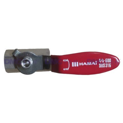 HAMAI哈迈BSS-01系列水油气杠杆手柄式不锈钢球阀(08A~50A)